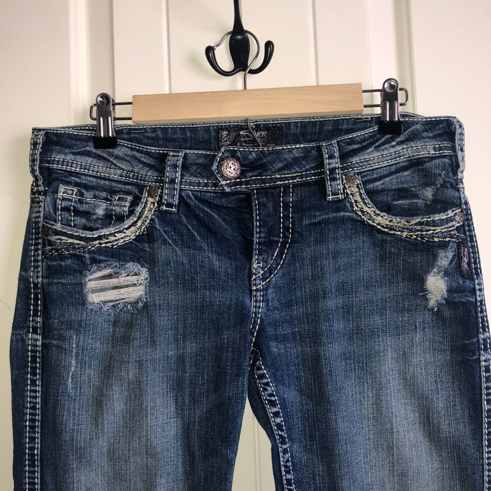 SILVER JEANS!!